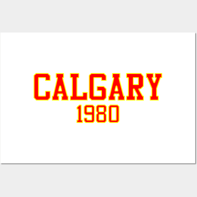 Calgary 1980 Wall Art by GloopTrekker